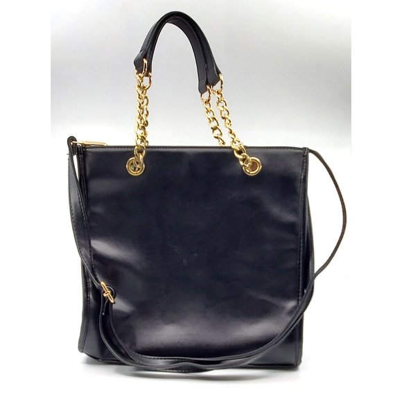 NWOT Xoxo Black Chervon Quilted Satchel $42.00 - Picture 3 of 5